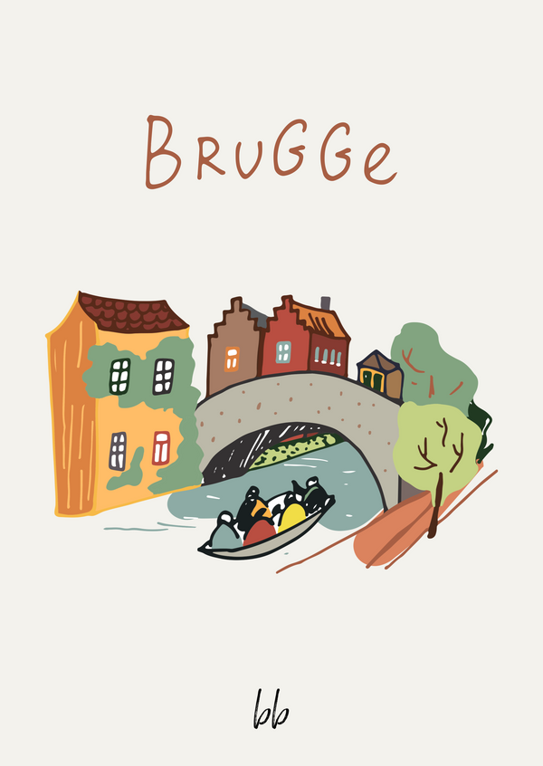 When in Bruges Postcard