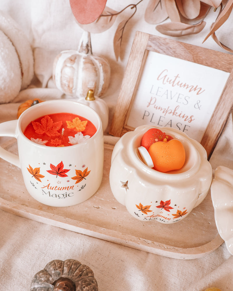 Autumn Magic Coffee Mug Candle