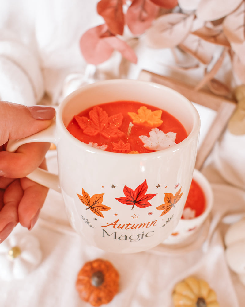 Autumn Magic Coffee Mug Candle