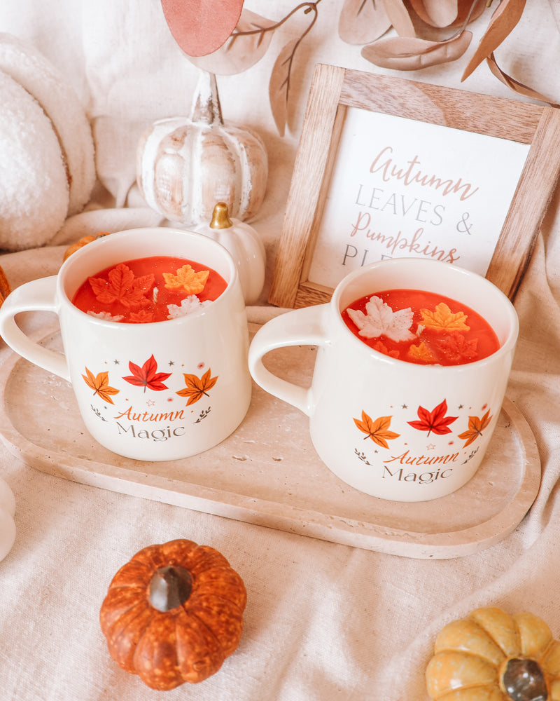 Autumn Magic Coffee Mug Candle