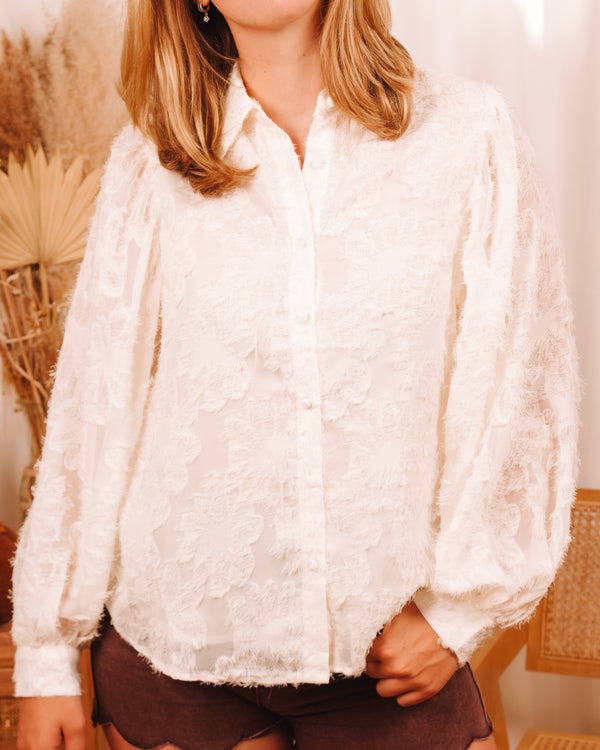 Babydoll Beige Blouse