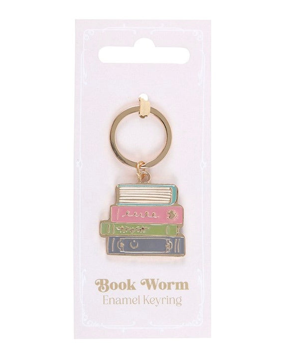 Book Worm Keychain