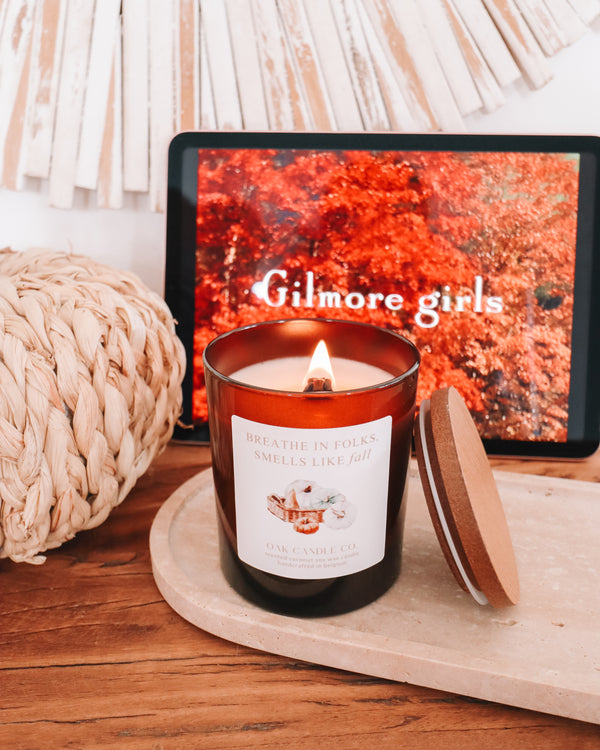 Breathe In Folks Smells Like Fall Candle