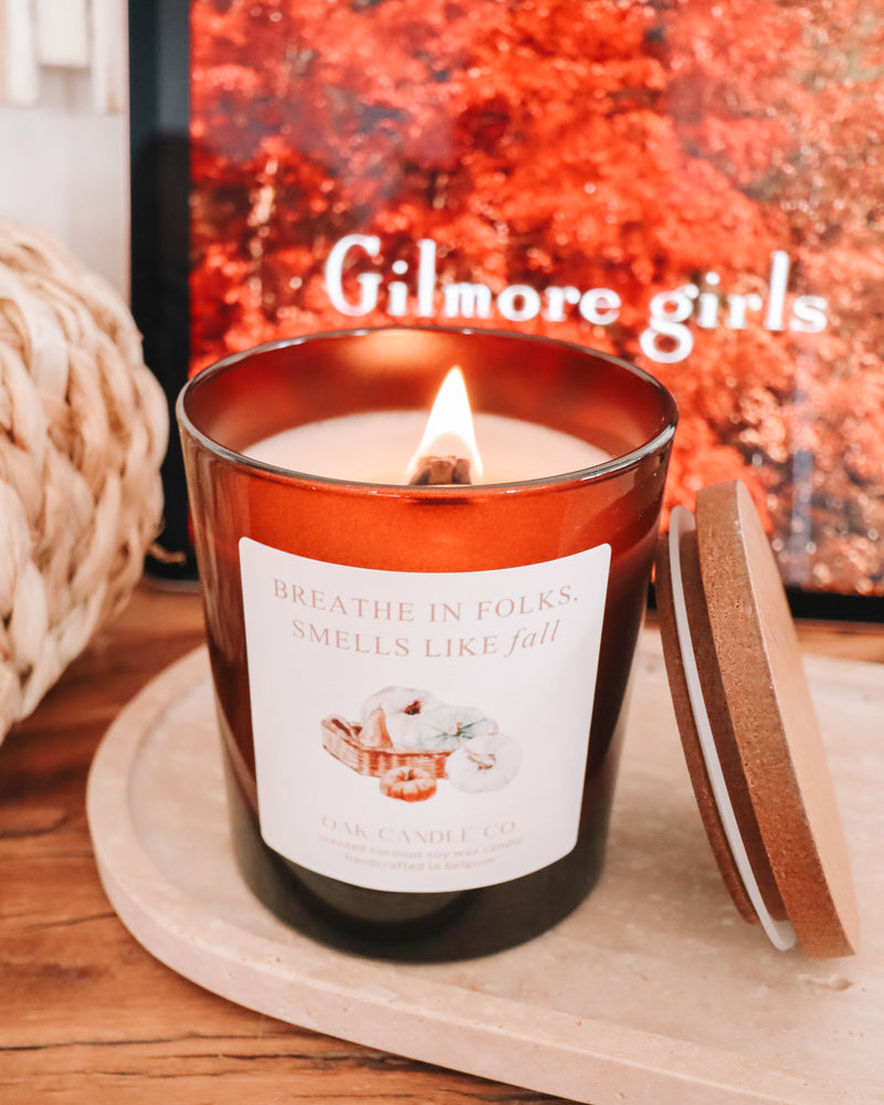 Breathe In Folks Smells Like Fall Candle