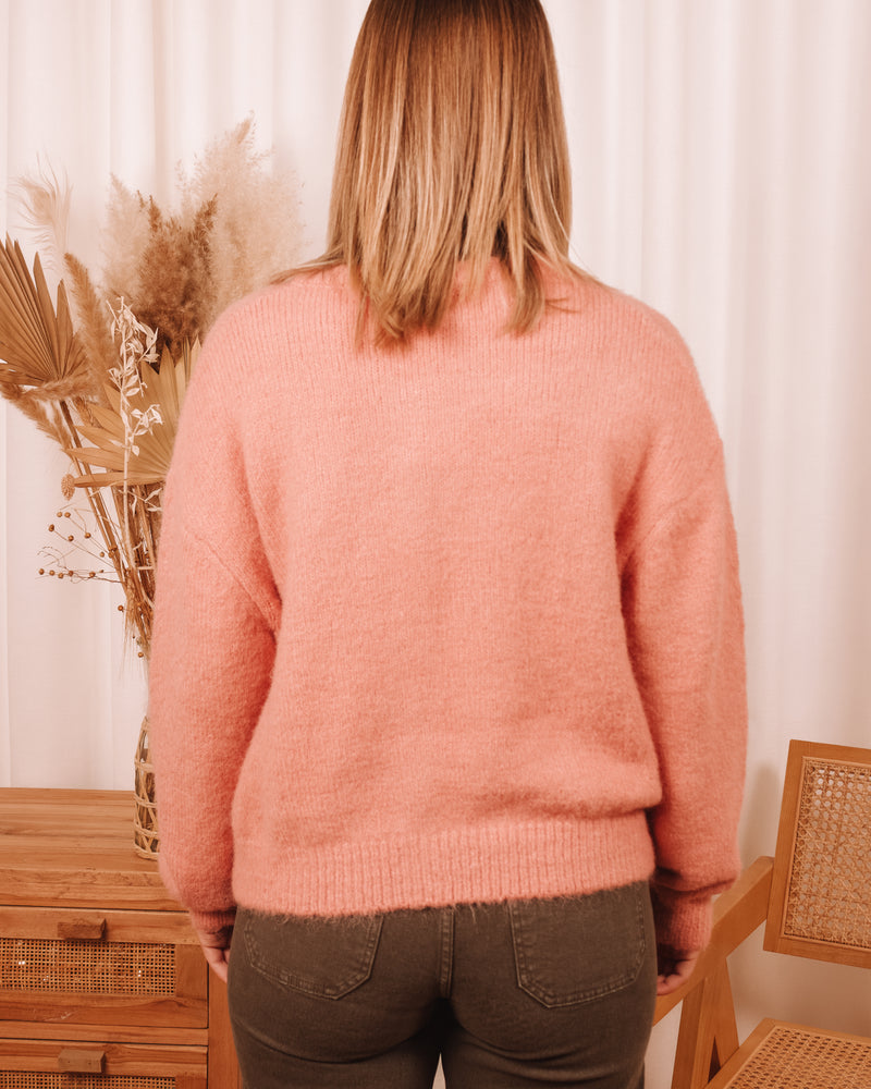 Can't Let Go Rose Cardigan