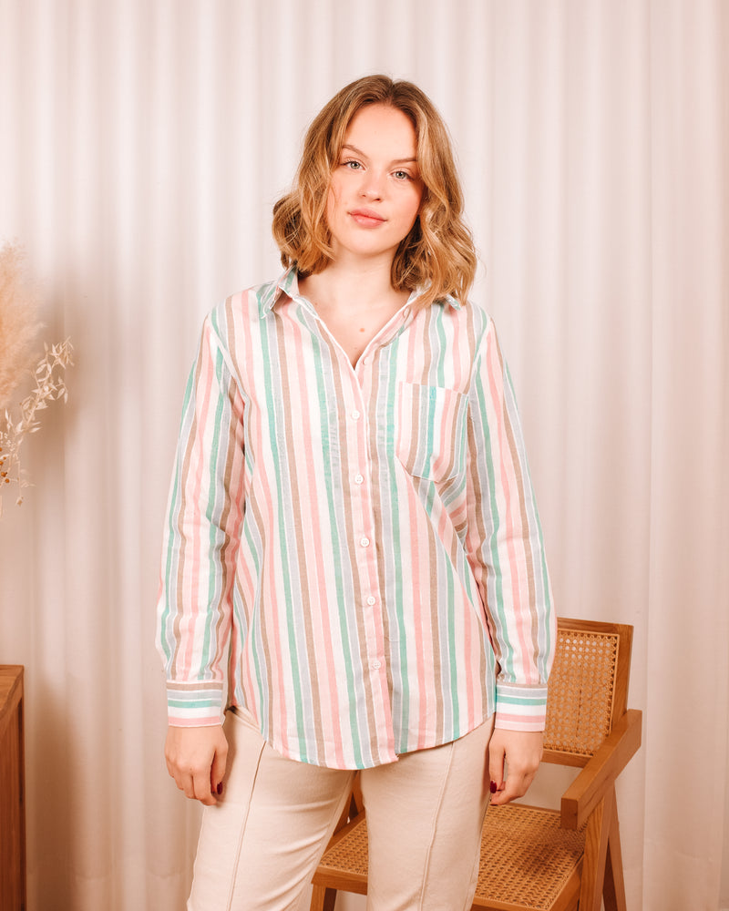 Candy Store Striped Blouse