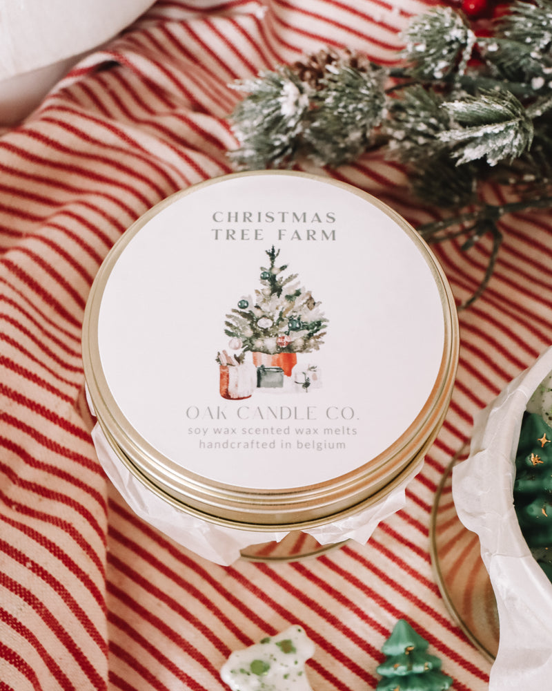 Christmas Tree Farm Tin Jar Wax Melts