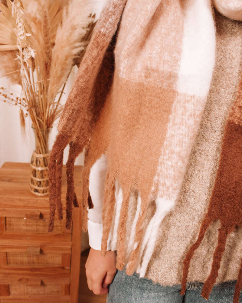 Cold Outside Camel Scarf