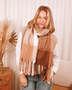 Cold Outside Camel Scarf