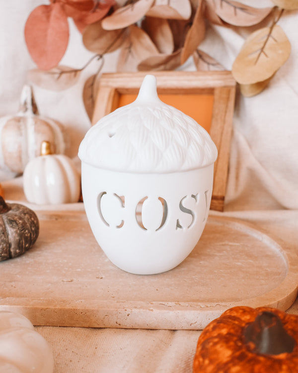 Cosy Acorn Tea Light Candle Holder