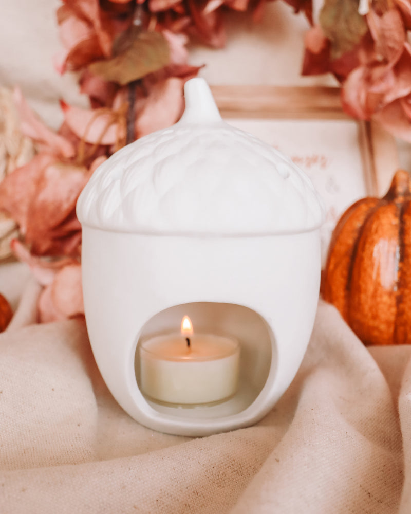 Cosy Acorn Tea Light Candle Holder