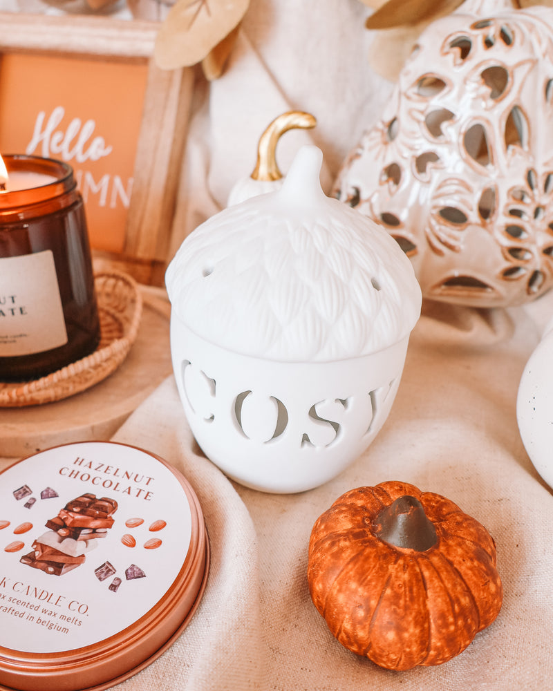 Cosy Acorn Tea Light Candle Holder