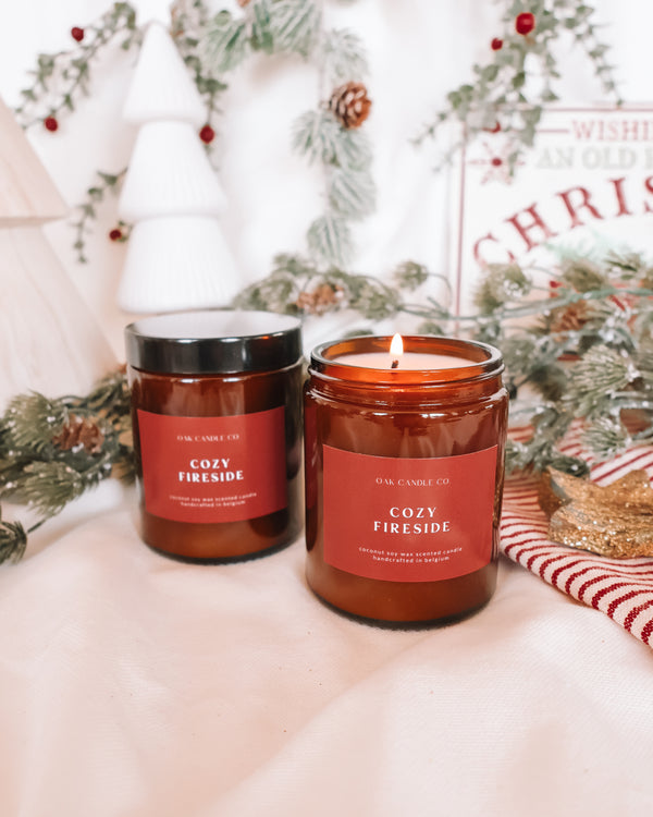 Cozy Fireside Amber Jar Candle