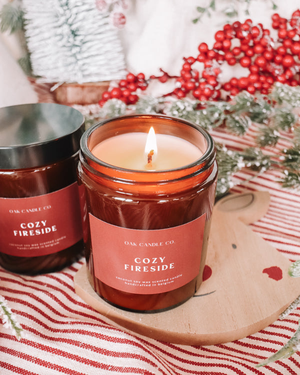 Cozy Fireside Amber Jar Candle