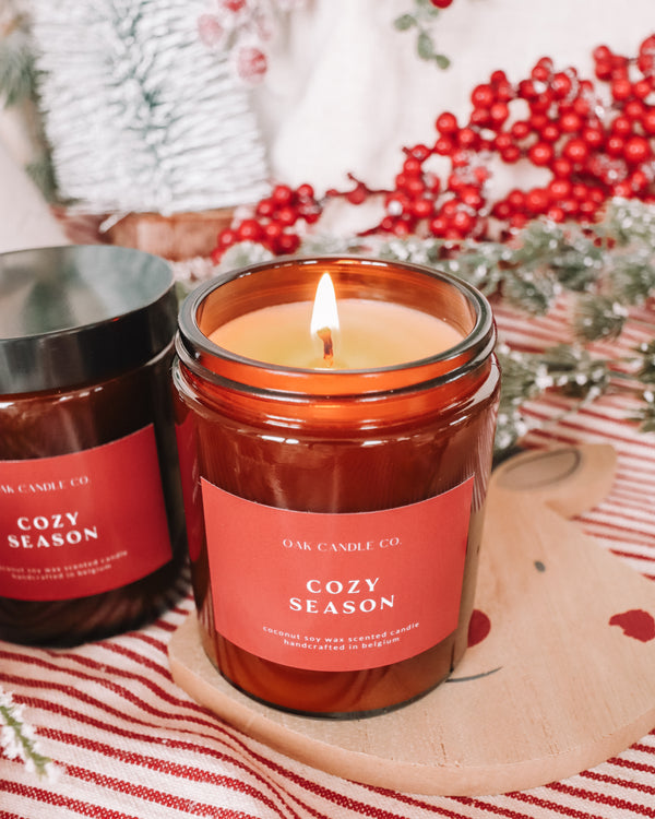 Cozy Season Amber Jar Candle