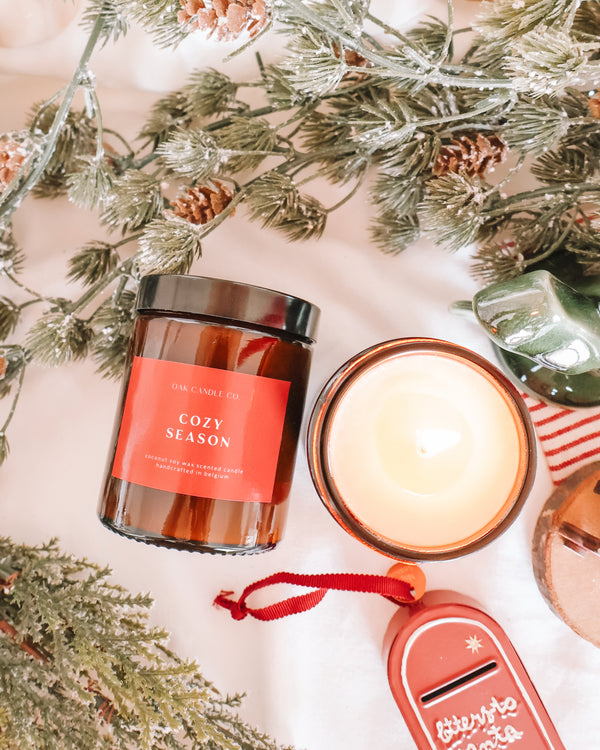 Cozy Season Amber Jar Candle