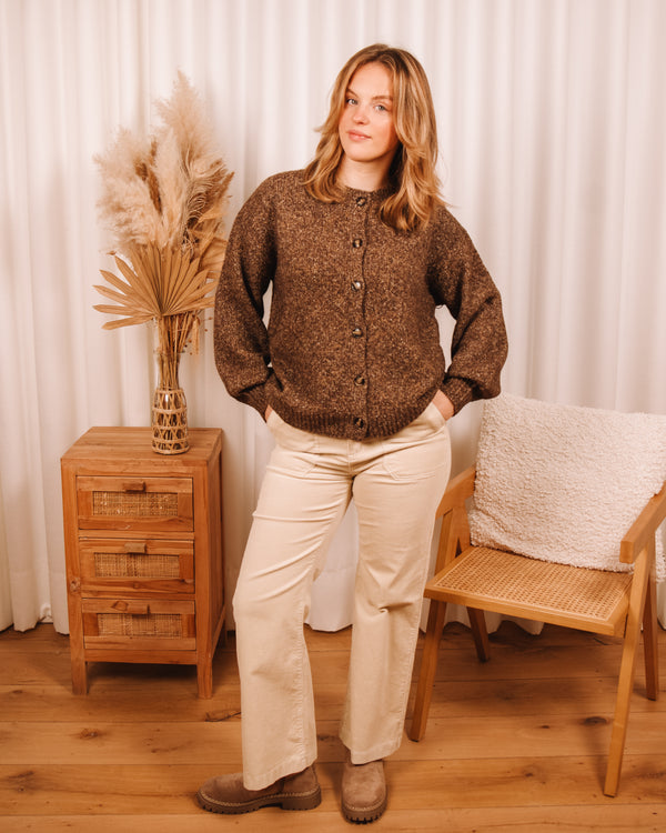 Crocodile Tears Beige Corduroy Pants