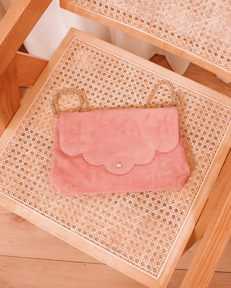 Easy Living Suède Rose Leather Purse