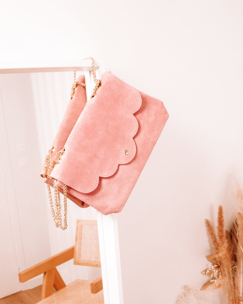 Easy Living Suède Rose Leather Purse