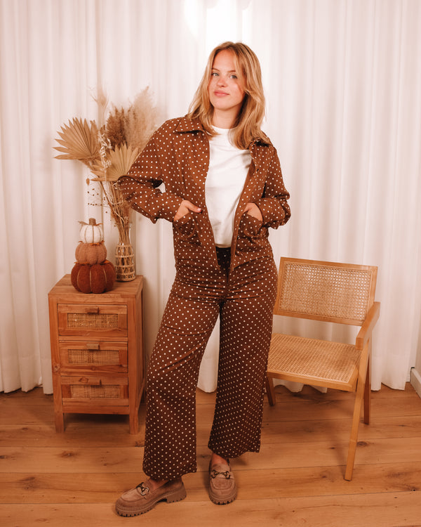 Envy The Leaves Polka Dot Pants