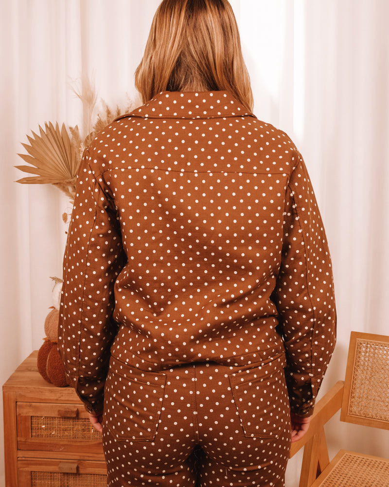 Envy The Leaves Polka Dot Vest