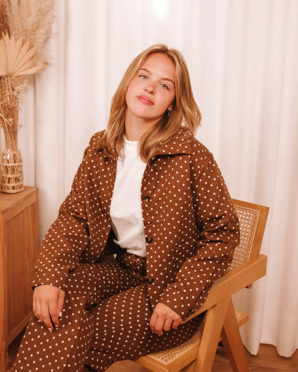 Envy The Leaves Polka Dot Vest