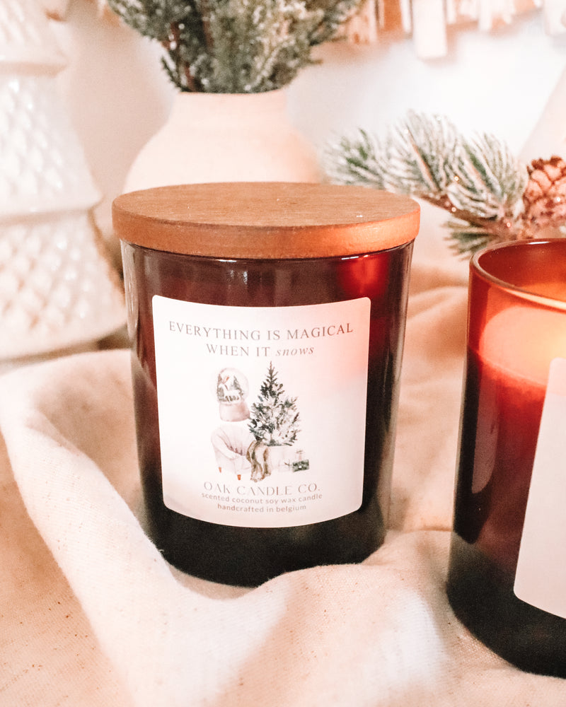 Everything Is Magical When It Snows Gilmore Girls Candle