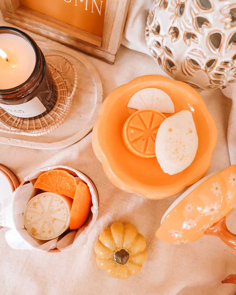 Floral Pumpkin Wax Melter