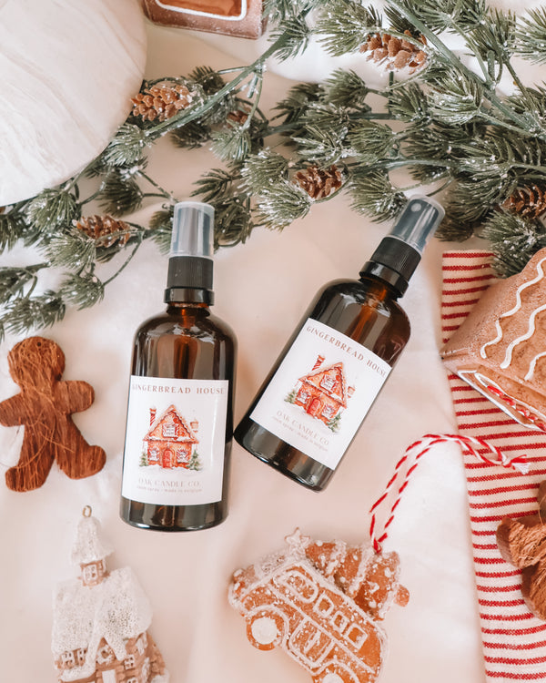 Gingerbread House Room & Linen Spray