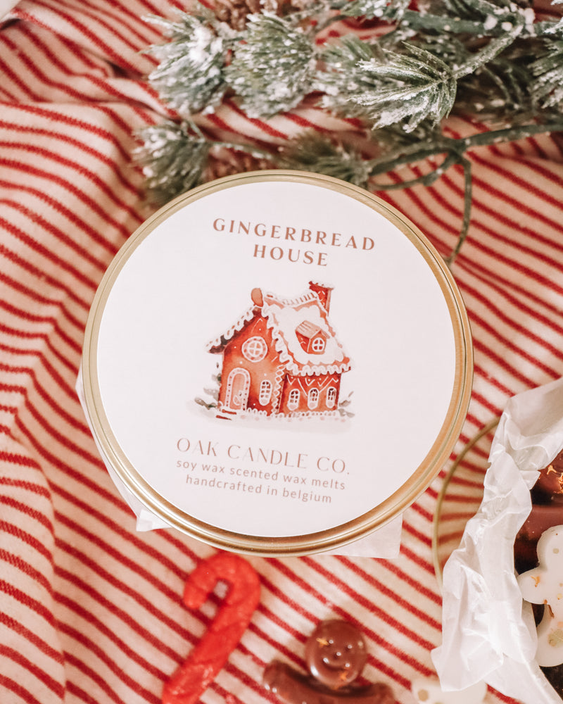 Gingerbread House Tin Jar Wax Melts