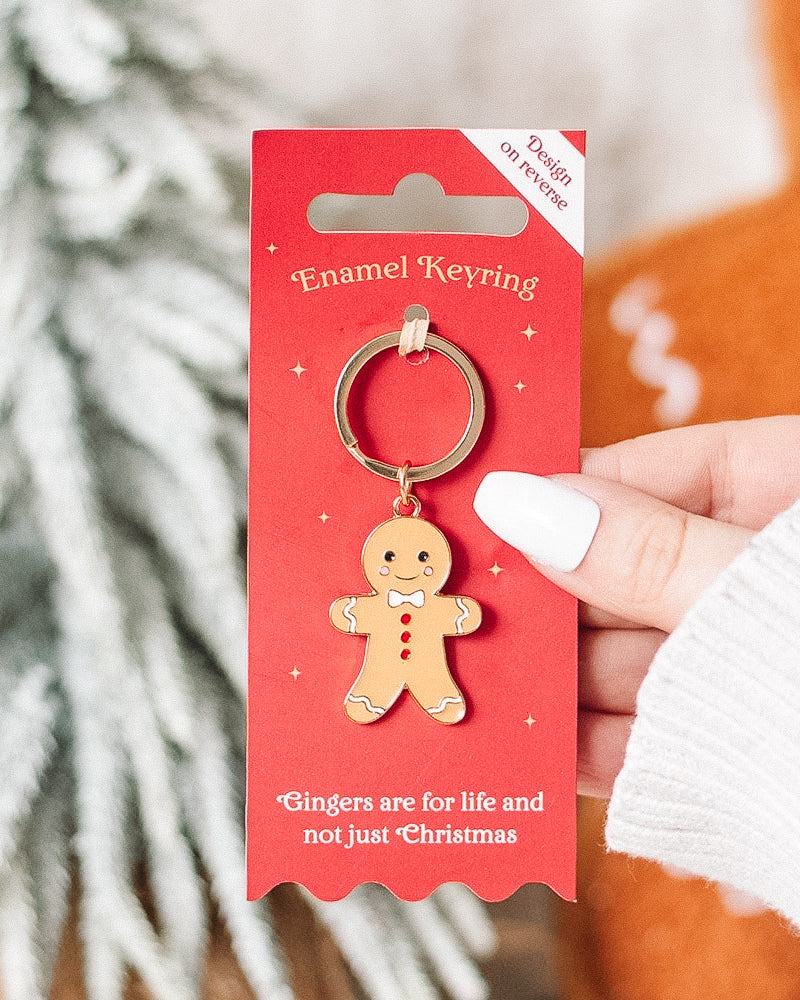 Gingerbread Man Keychain