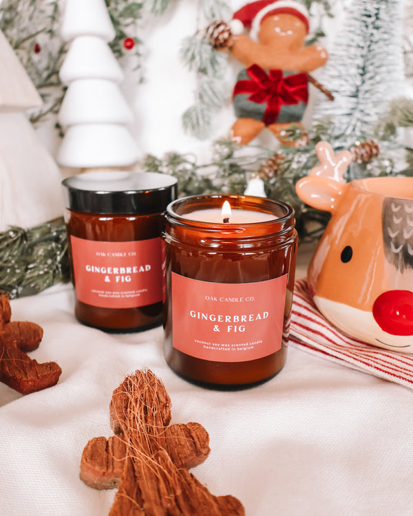 Gingerbread & Fig Amber Jar Candle