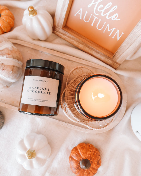 Hazelnut Chocolate Amber Jar Candle
