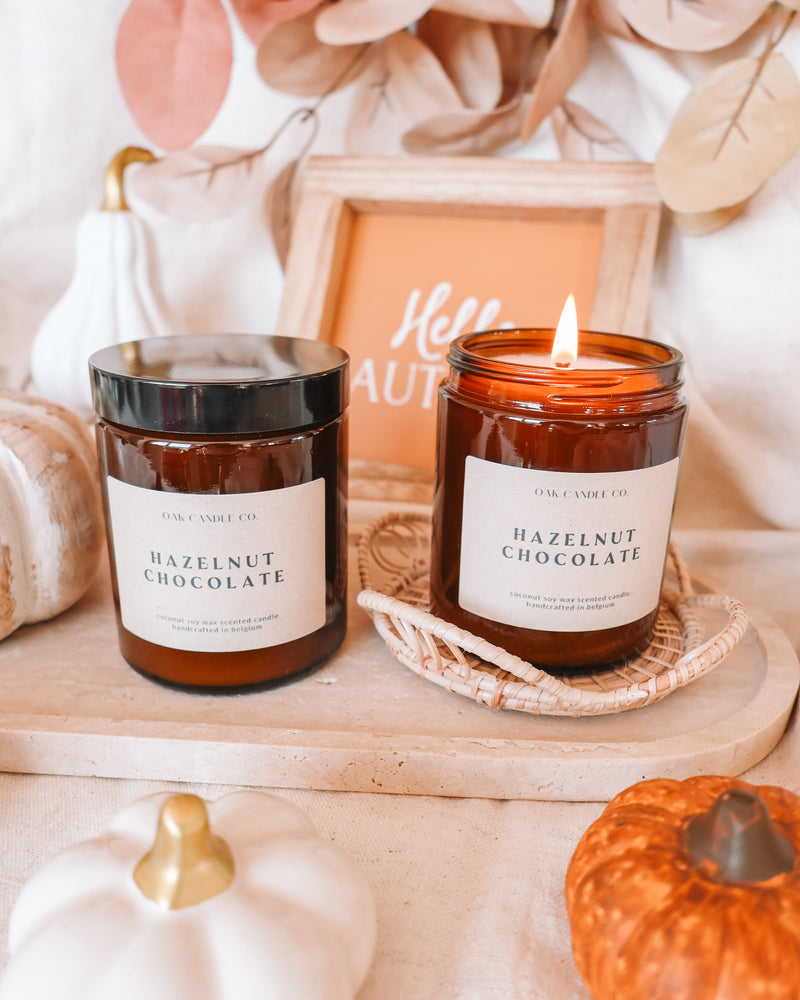 Hazelnut Chocolate Amber Jar Candle