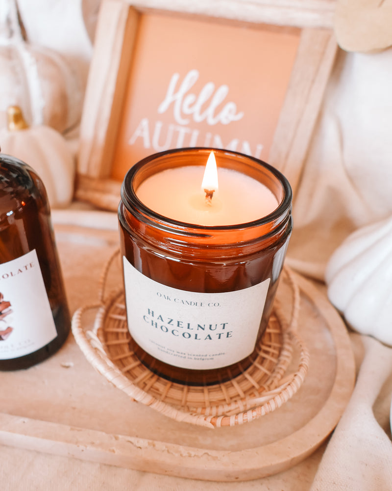 Hazelnut Chocolate Amber Jar Candle