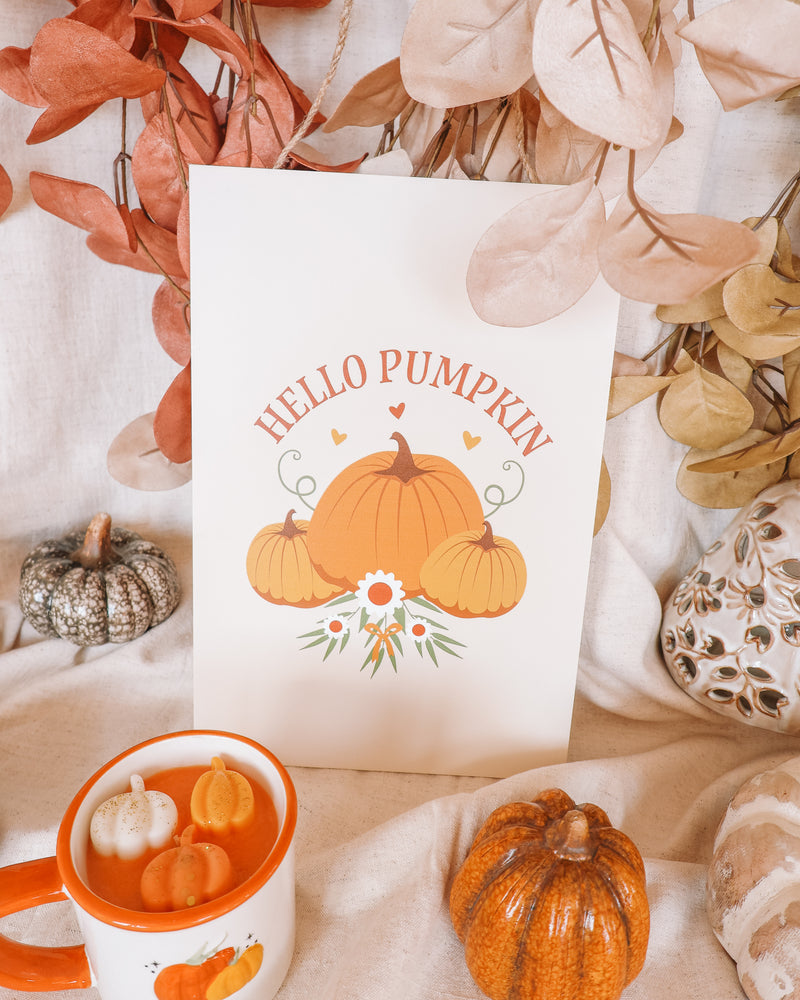 Hello Pumpkin Hanging Sign