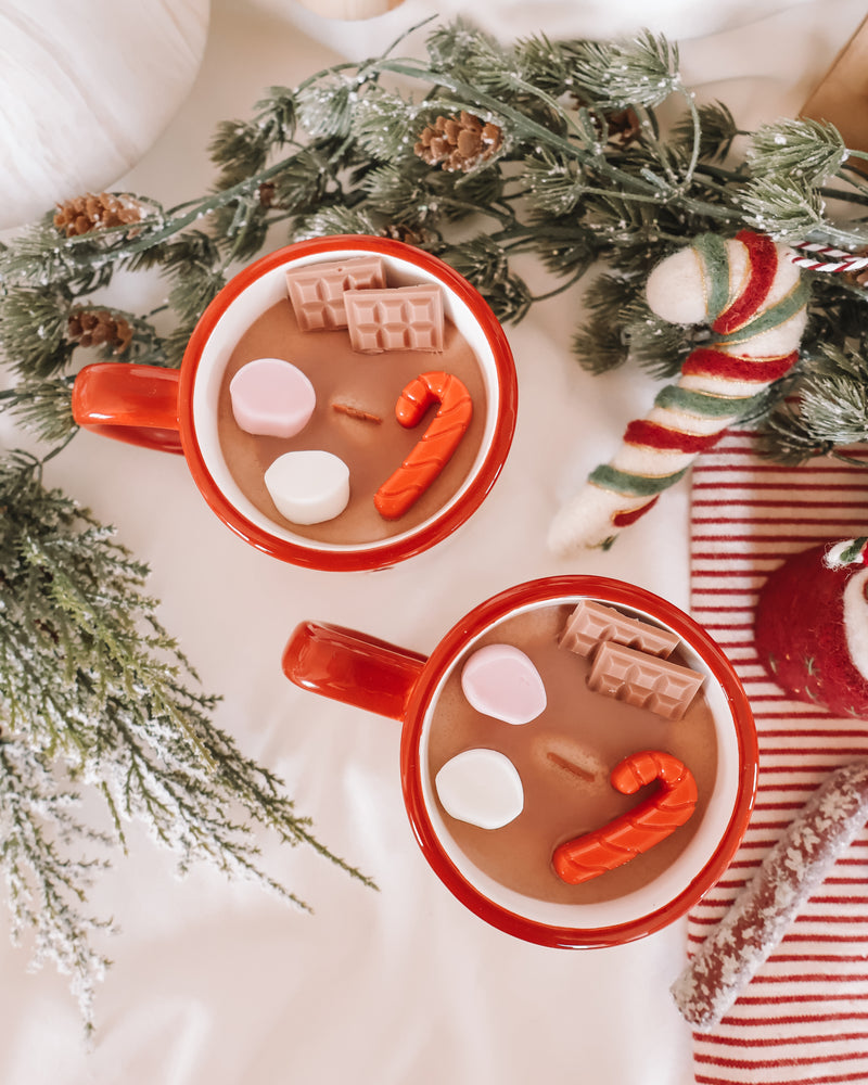 Hot Chocolate Weather Coffee Mug Candle