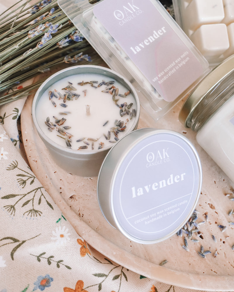 Lavender Tin Jar Candle