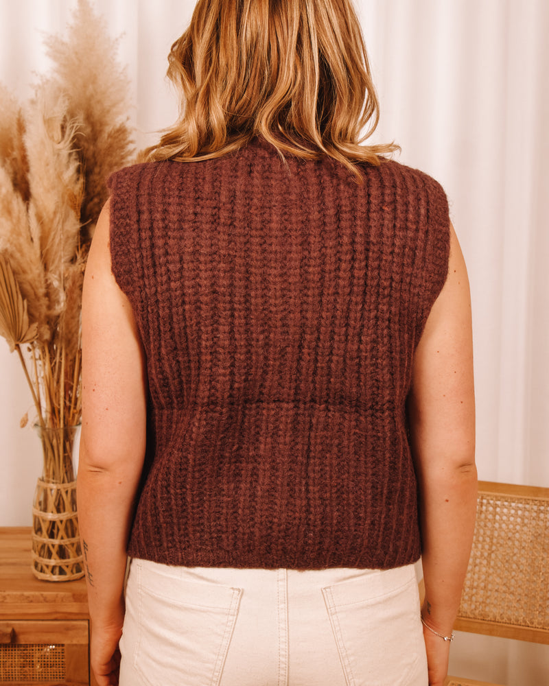 Love For You Sleeveless Cardigan