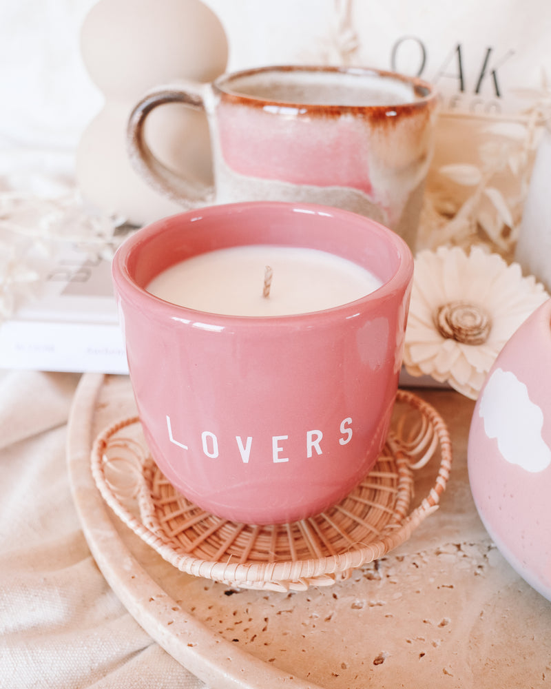 Lovers Coffee Mug Candle