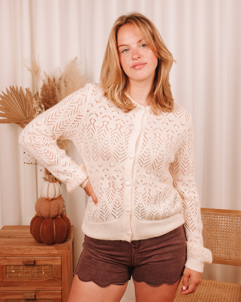 Lovers Rock Beige Cardigan