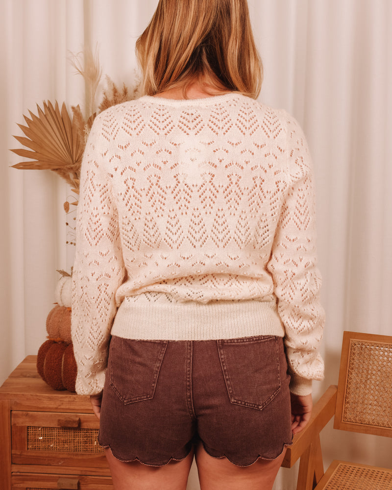 Lovers Rock Beige Cardigan