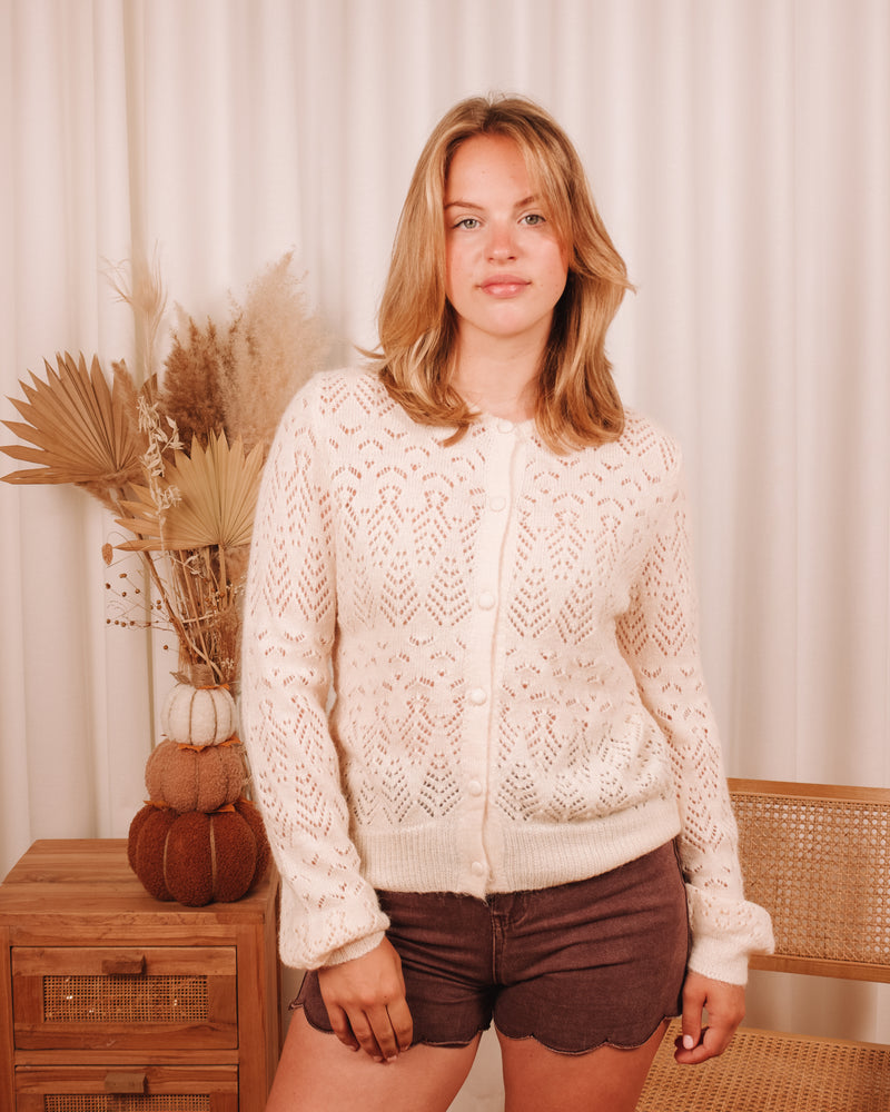 Lovers Rock Beige Cardigan