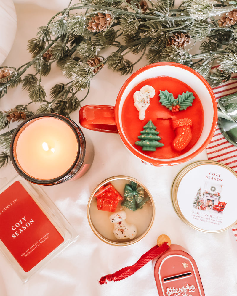 Merry Christmas Tin Jar Candle