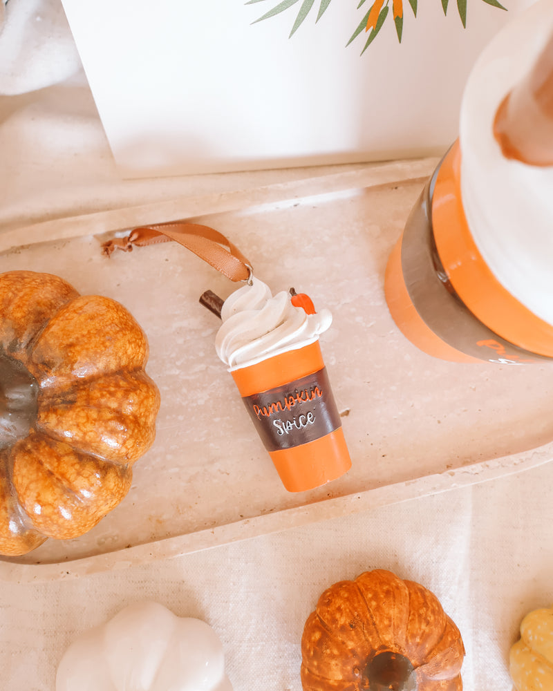 Pumpkin Spice Latte Hanging Ornament
