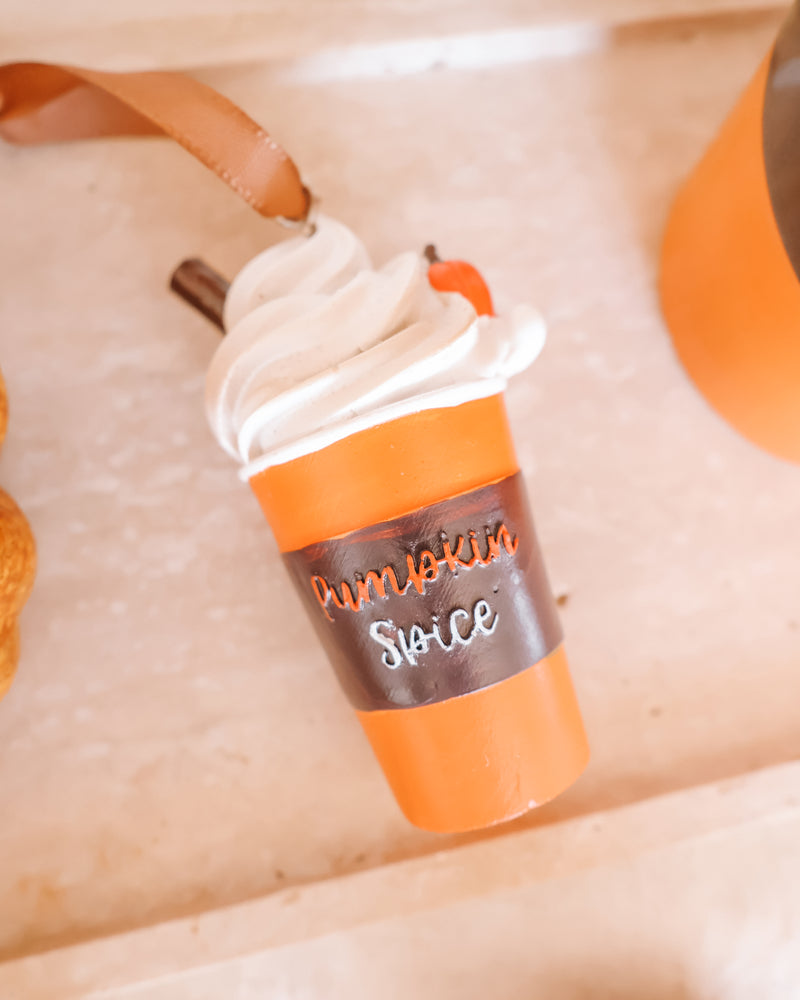 Pumpkin Spice Latte Hanging Ornament
