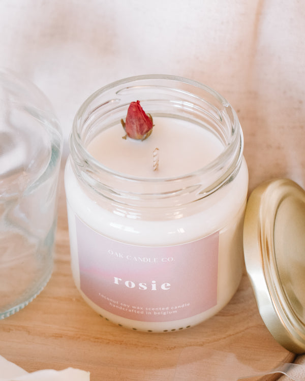 Rosie Glass Jar Candle