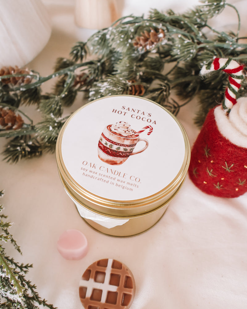 Santa’s Hot Cocoa Tin Jar Wax Melts