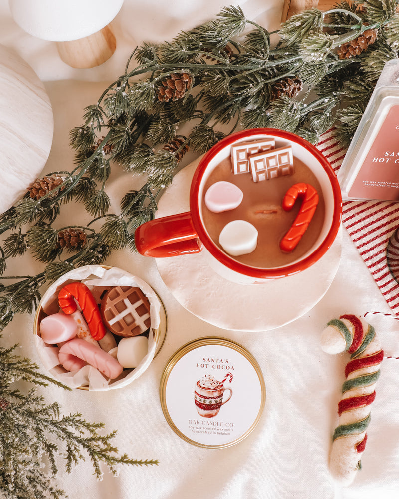 Santa’s Hot Cocoa Tin Jar Wax Melts