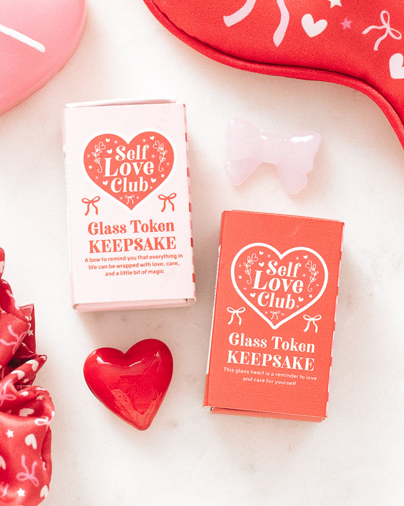 Self Love Club Glass Token Keepsake